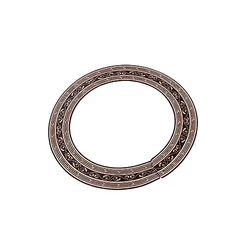 BESPORTBLE Guitar Decals Inlay Sound Hole Decal Rosewood Guitar Rosette Curved Strips Gxb13