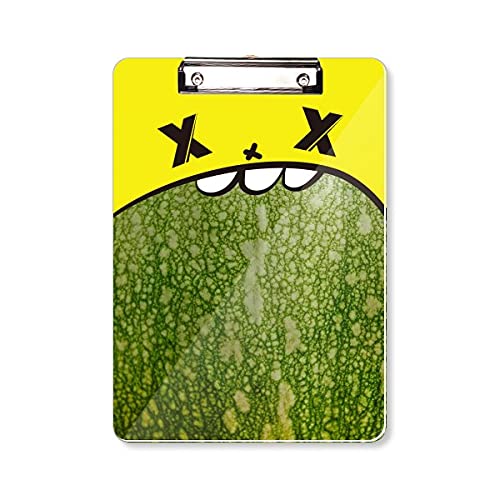 Porte-bloc motif citrouille vert A4 fini les feuilles froissées lors de vos déplacements professionnels