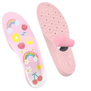 AXFEE Localizzatore Air-tag Solette per Bambini, Antiscivolo, Traspiranti, 155-170MM Solette per Air tag Tracking Devise, Posizionamento, Ammortizzanti con Scomparto Air Tag, per bambini e adulti-Rosa