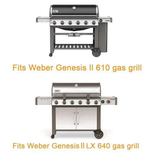 Image of SafBbcue Genesis II Flavor Bars Heat Deflector Replacement Parts for Weber Genesis II Grill Parts GS4 66034 /66796 Flavor Bars&66687 /66041 Heat Deflector Replacement for Genesis II E-610&II LX E /ES-640