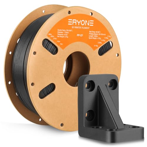 ERYONE PP Carbon Fiber Filament 1.75mm 700g Black