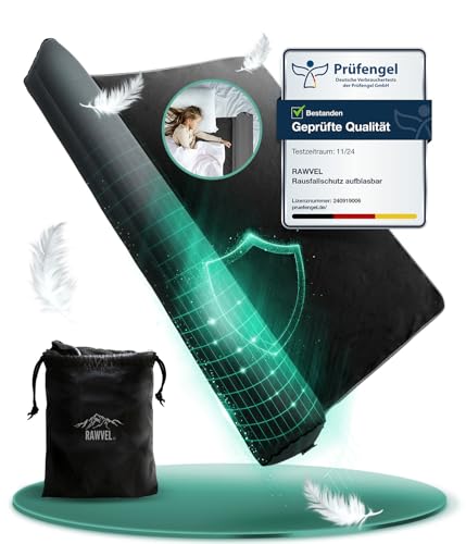 RAWVEL Rausfallschutz aufblasbar 130cm Light - [NEU 2025] - passend für alle Betten Zuhause & auf Reisen - Rausfallschutz Bett Reise BPA Frei & Laborgeprüft - Rausfallschutz Boxspringbett (1er Set)