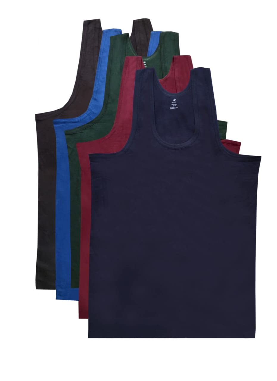 vip Supreme Men's Cotton Regular Fit Vest Pack Of 5-picture-25