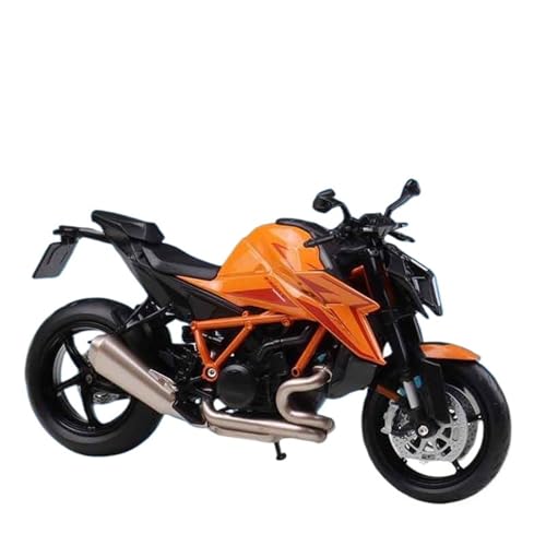 Moto Miniature en Alliage 1:12 Duke R 1390 Modèle de Course Coulé sous Pression