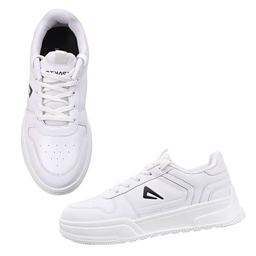 Image of Impakto Studio Flex Mens Sneakers | Lightweight Streetwear Style Casual Shoes for Travel & College | Cushioned Insole | Low Top Shoes & Wide Toe | Slip Resistance Outsole for Firm Grip Green