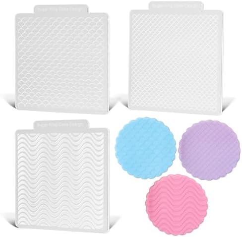 Stampo In Silicone Per Goffratura Pasta Di Zucchero – Mattonella Rosetta Per Decorazioni Torte - 4