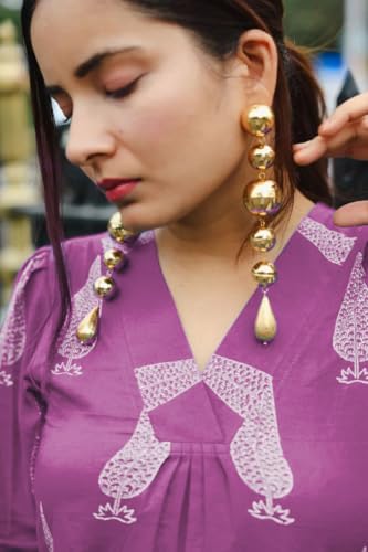 Image of SHIENZY Cotton Blend Kurta Set for Women