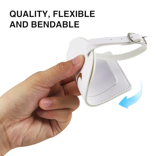 4 Pcs Mr and Mrs Passport Holder Luggage Tags Set, PU Leather Passport Covers Travel Gift for Bridal Wedding Honeymoon Couples3