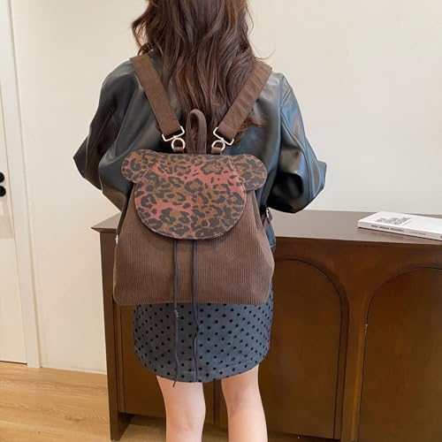 Teclado Corduroy Backpack Crossbody Bag Casual Messenger Bag Chic Shoulder Bag Travel Daypacks3