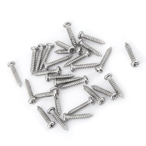 Hilitand 200 tornillos autorroscantes M3 cabeza plana Phillips miniatura 7