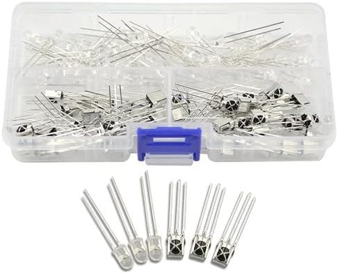 BGTXINGI 100PCS 50 Pairs 5mm Infrared Diode LED 940nm IR Emission and Receiver (Three Legs)