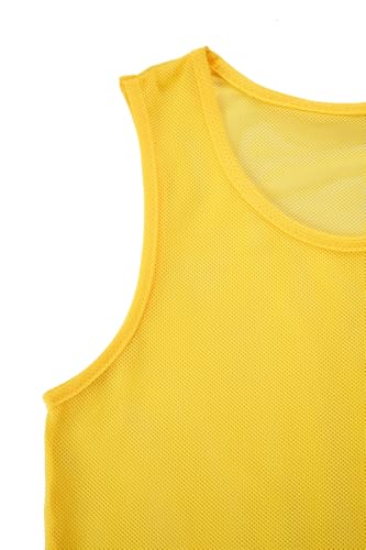 Image of Scrimmage Vests Pinnies Team Practice Jerseys for Kids,Youth and Adult Sports Soccer,Football,Basketball(12 Pack)