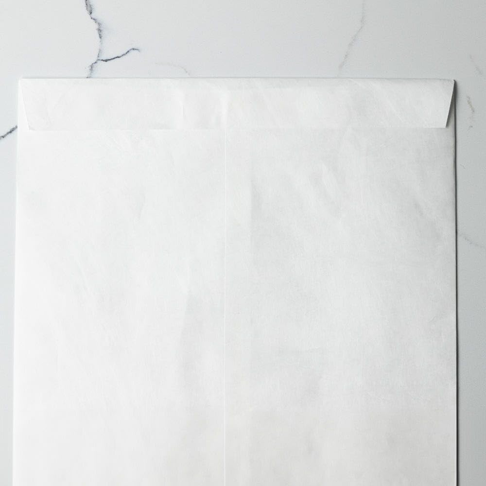 LUXPaper Open End Tyvek Envelopes | Peel & Press | 11 1/2" x 14 1/2" | White | 14lb. Text | 250 Qty