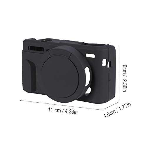 Funda de Silicona Protectora para Canon G7X II Negra - Fernando Cortés