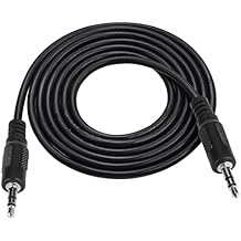 AUX Line in Cable Compatible with The Sharper Image EC-B145 EC-B160 EC-A115 EC-W100 EC-W160 EC-P115 EC-B145 EC-B160 EC-A115 EC-W100 EC-W160 EC-P115 EC-A130 Speaker/Radio/Dock Male to Male