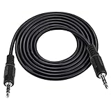 Kircuit 3 Poles 1/8' 3.5mm Stereo Audio Aux Cable Lead Compatible with Skullcandy Air Raid S7ARFW-423 S7ARFW-424, Air Raid S7ARFW-343 S7ARFW-422, Skullcandy Crusher Headphone Speaker