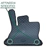 TAPPETI - TAPPETINI IN GOMMA 3D TPE NERI PER AUDI Q3 Sportback F3B dal 2018 ->