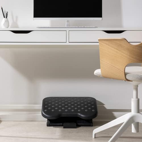 Ergonomische Fußstütze Navaris höhenverstellbar für Büro und Gaming