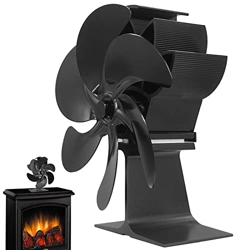 Fogão Ventilador | Ventilador de fogão a lenha alimentado por calor de 6 lâminas - Ventilador de lar