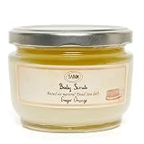 Sabon Body Scrub — Ginger Orange | Exfoliating Dead Sea Salt Body Scrub | Lime, Orange, Ginger | For