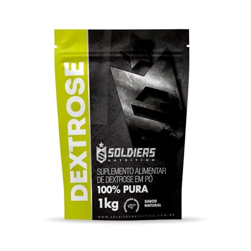 Dextrose 1Kg - 100% Puro Importado - Soldiers Nutrition