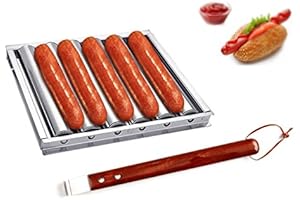 Premium Hot Dog & Bratwurst Rolling Steamer