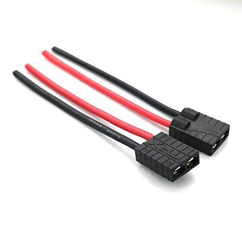 DEVMO 2 pares conectores TR-X macho/hembra cable 14awg 10cm miniatura 4