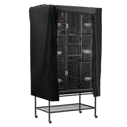 Housse de cage à oiseaux occultante 69 x 104 x 122 cm respirante Oxford 210D pour oiseaux de compagnie, régule la lumière, facile à nettoyer