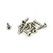 24 Pcs Pickguard Mounting Screws For Electric Guitar -Chrome (C27)