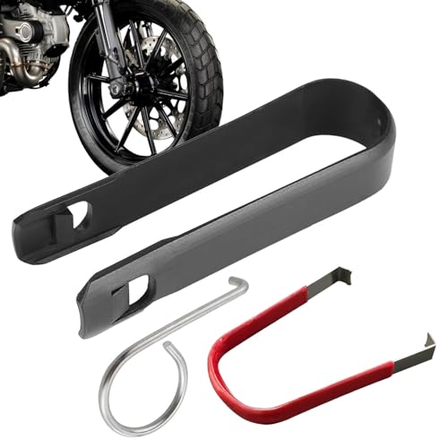 Strum - Herramienta para quitar tapas de buje - Herramienta para quitar tapas de tuercas de rueda de coche de 3 piezas - Extractor de tapas de tuerca de repuesto, extractor de aletas