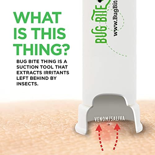 Bug Bite Thing | Suction Aid, Poison Remover - Insect Bites and Bee/Wasp Stings | Chemical Free Natural Relief Against Insect Bites | Family Value Bundle (2-Pack) | Black & White