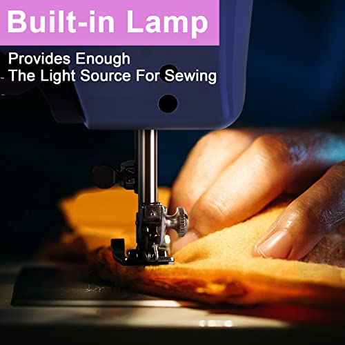 Jucvnb Mini Sewing Machine For Beginners And Kids, Sewing Machines With Reverse Sewing And 12 Built-In Stitches, Portable Sewing Machine #TOP7