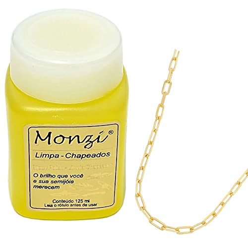 Limpa Banhado Monzi Liquido Ação Rápida Limpa Folheado 125ml