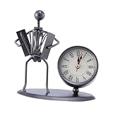Horloge : non seulement garde l'heure précise, mais vous aide également à bien dormir et à profiter de chaque instant de confort, réveil en métal
