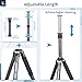 INNOREL ER362C Universal 10 Layers Carbon Fiber Tripod Center Column Extension Pole Extender - Two-Section Mid-Column Rod for Monopod DSLR Camera 36mm Big Tube