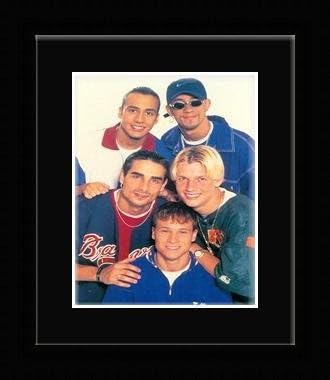 Anabas Backstreet Boys - Blonde Hair Framed Mini Poster - 13.7x10.2cm