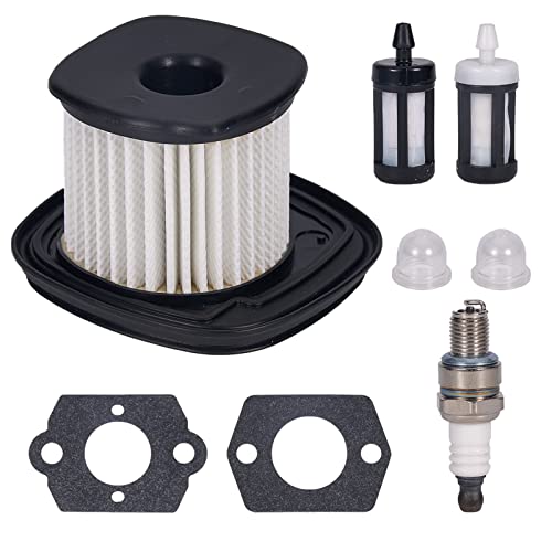 Mikatesi Air Filter Service Kit for Stihl BG86 BG86C SH86 SH86C BG56 BG66 Leaf Blower Replace OEM 4241 140 4400 4241 140 4404 4241 140 4403 - with Spark Plug Fuel Filter Primer Bulb Gasket Kit