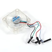 1Pcs PWM Controllable Fan - Raspberry Pi Speed & Color Control, Quiet 5V DC 4010 Fan for Pi 4, 3 B+, 3 B, 2, B+, Zero/Zero W