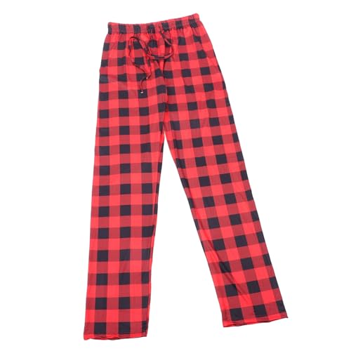 Pantalons de sommeil confortables à carreaux et vêtements de nuit décontractés Veemoon