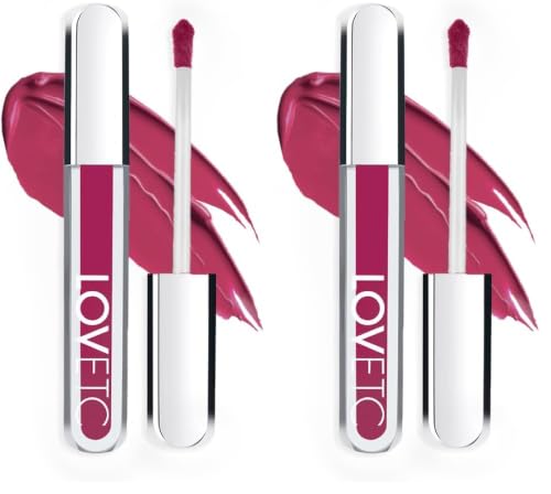 Image of LOVETC Zero Gravity Lip Creme, One Swipe Full Coverage, Fire Up 3.5g (Pack of 2)