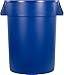 CFS 34103214 Bronco Round Waste Container Only, 32 Gallon, Blue