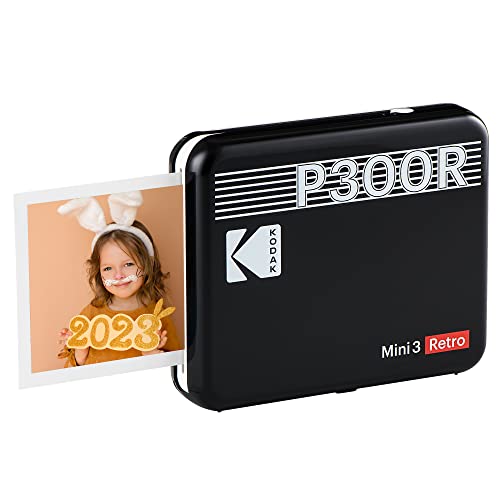 KODAK Mini 3 Retro 3x3” Portable Photo Printer, Compatible with ...