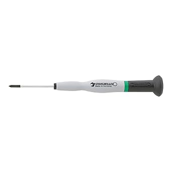 Stahlwille 47523020 Electronics Cross-head Screwdriver, PH 0, 160 mm, 3 mm Dia., Phillips-Recess, Precise Fit, High-torque Transfer, Comfortable Handle, Made in Germany