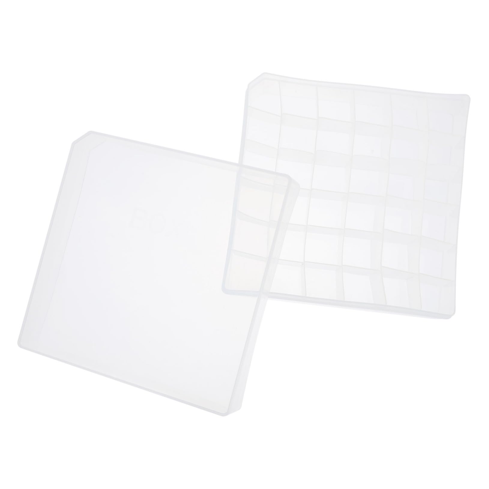 minkissy Box Cryogenic Holder Labs Storage Case Vial Bottle Case Vials Clear Stand Vial Storage Case Sample Bottles Vial Case Holder Sample Vial Case Small Bottles Plastic