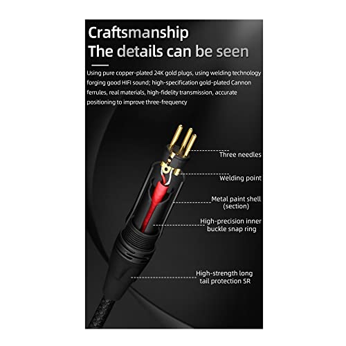 Cable HiFi de 3,5 mm de 3.5 metros para eliminar las interferencias de audio 7
