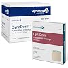 Dynarex Durma+ DynaDermTM Hydrocolloid Dressing - Sterile Non-Bordered Wound Patch - Water-Resistant - Flexible Protection - X-Thin - 6 x 6 - 5 per Box, 12 Boxes per Case