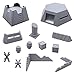 EnderToys Scenery Bundle, Terrain Scenery for Tabletop 28mm Miniatures Wargame, 3D Printed and Paintable