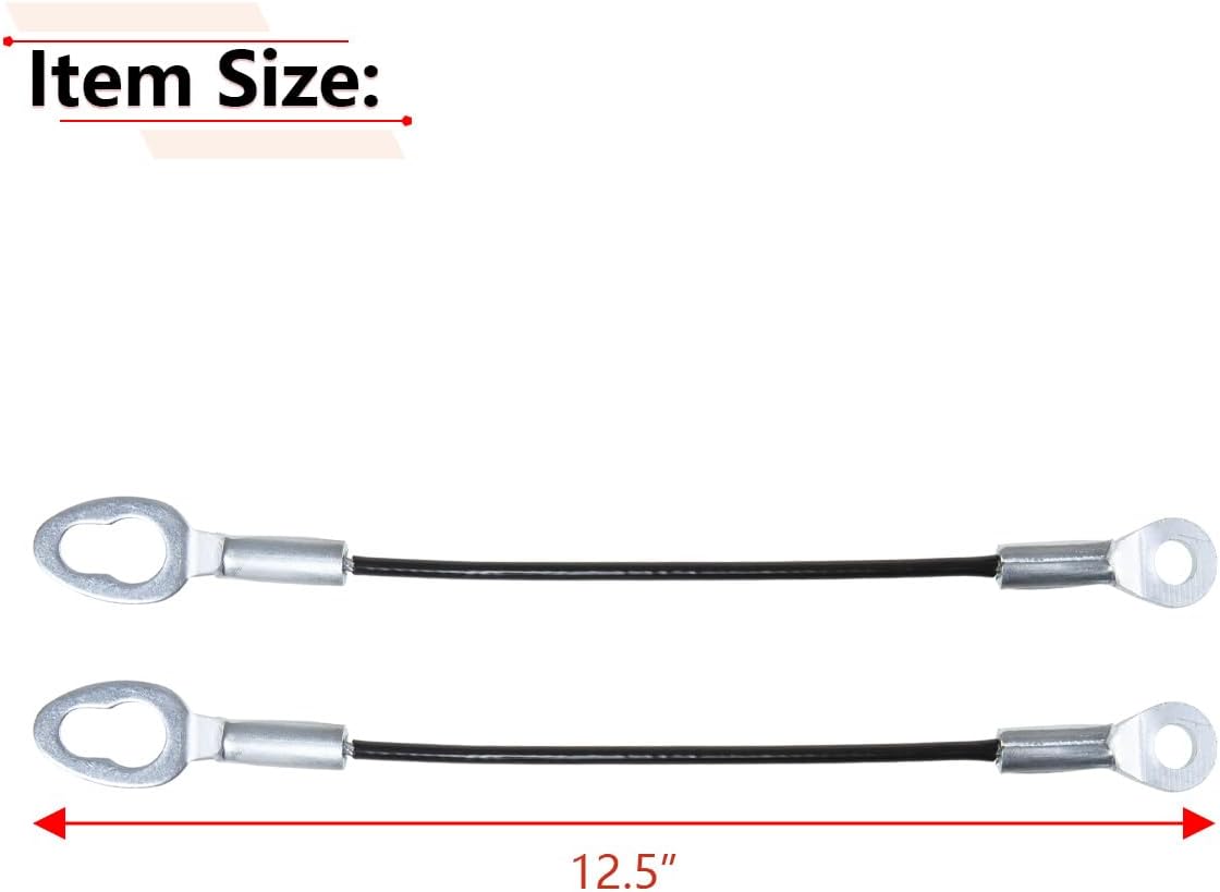 RLB-HILON Tailgate Cable Compatible with Toyota Tacoma 2005 2006 2007 2008 2009 2010 2011 2012 2013 2014 2015 Year, Lift Gate Support Straps Pickup