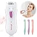 Epilierer für Frauen, Gesichtsepilierer Damen, Kabelloser Elektrischer Epilierer, Schmerzfrei Mini Epilierer, Epilierer mit LED-Licht für Frauen, Gesicht, Körper, Achselhöhle, Bikini, Bein