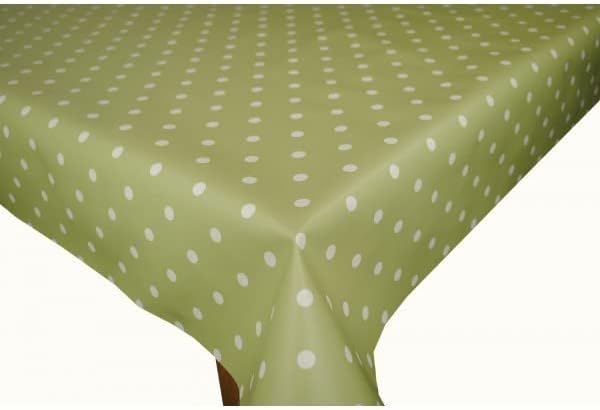 Karina Home Pink Polka Dotty 138cm ROUND Wipe Clean Tablecloth Vinyl